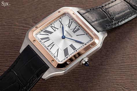 cartier santos dumont watch replica|santos dumont watch large model.